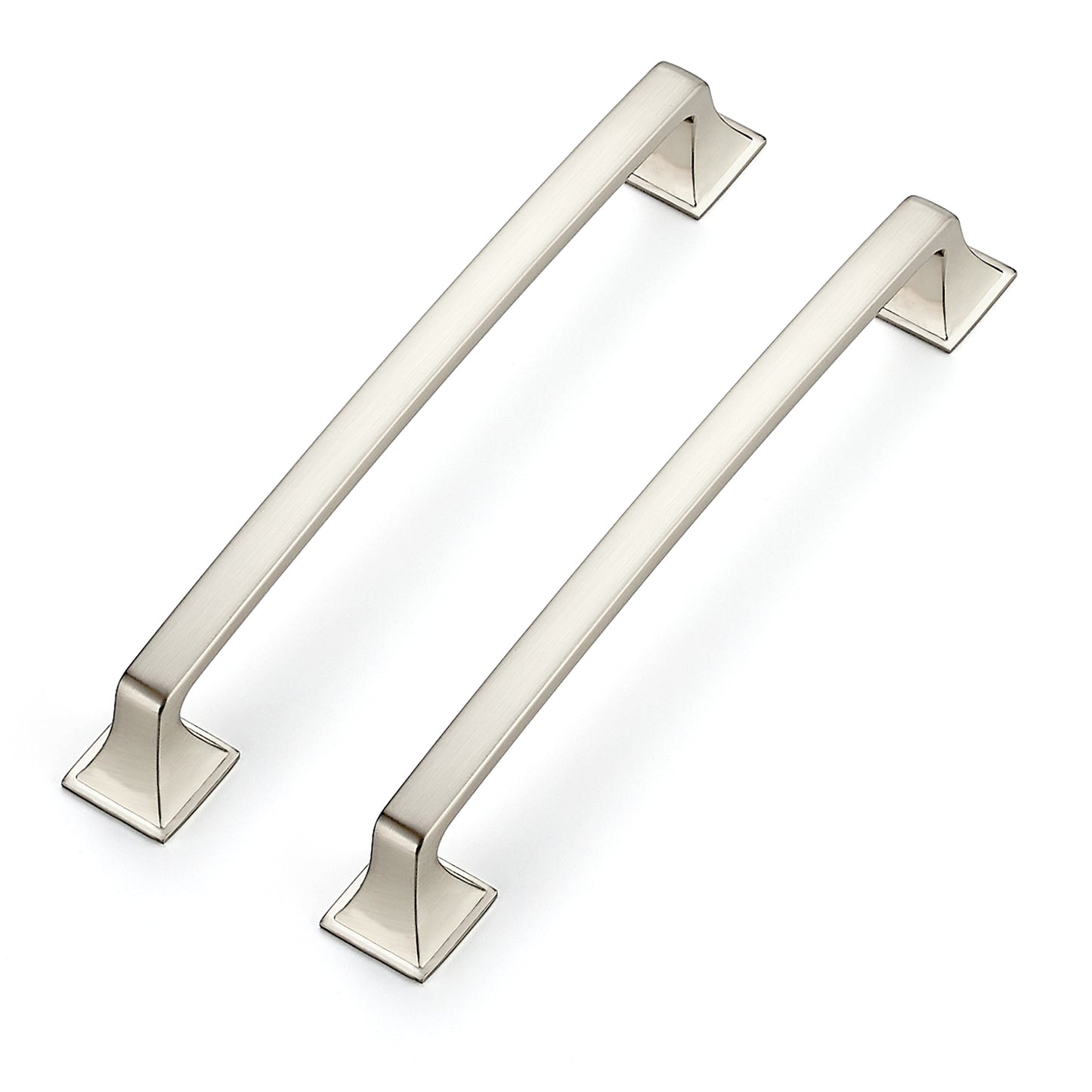 Ravinte Solid  Big Square Foot Cabinet Pulls  Arch Pull Kitchen Cabinet Handles Drawer Pulls Kitchen Cabinet Hardware Flat Cabinet Drawer Handles