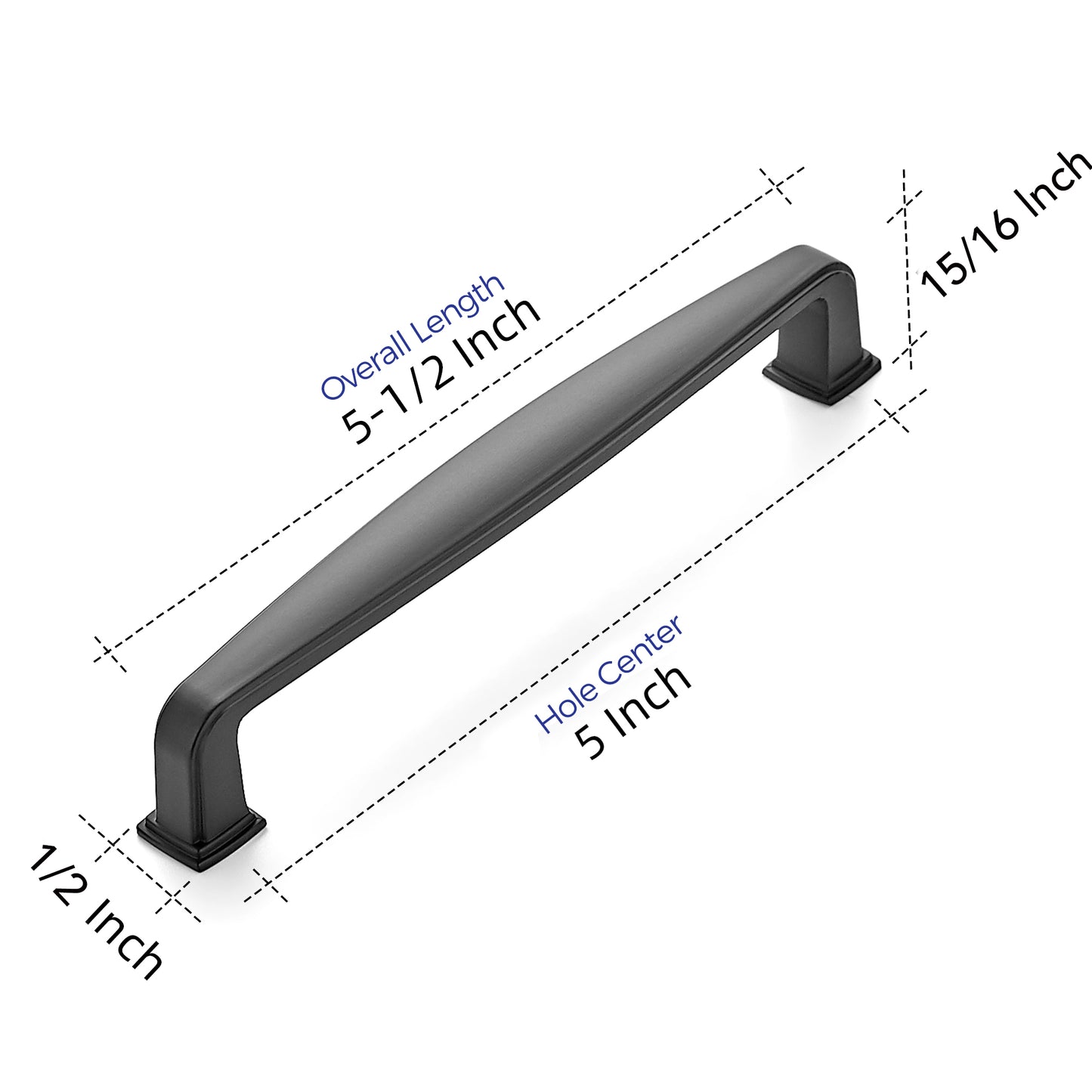 Ravinte Solid 5 Inch Kitchen Cabinet Handles Cabinet Pulls Drawer Pulls Kitchen Cabinet Hardware Kitchen Handles for Cabinets Cupboard Handles Drawer Handles