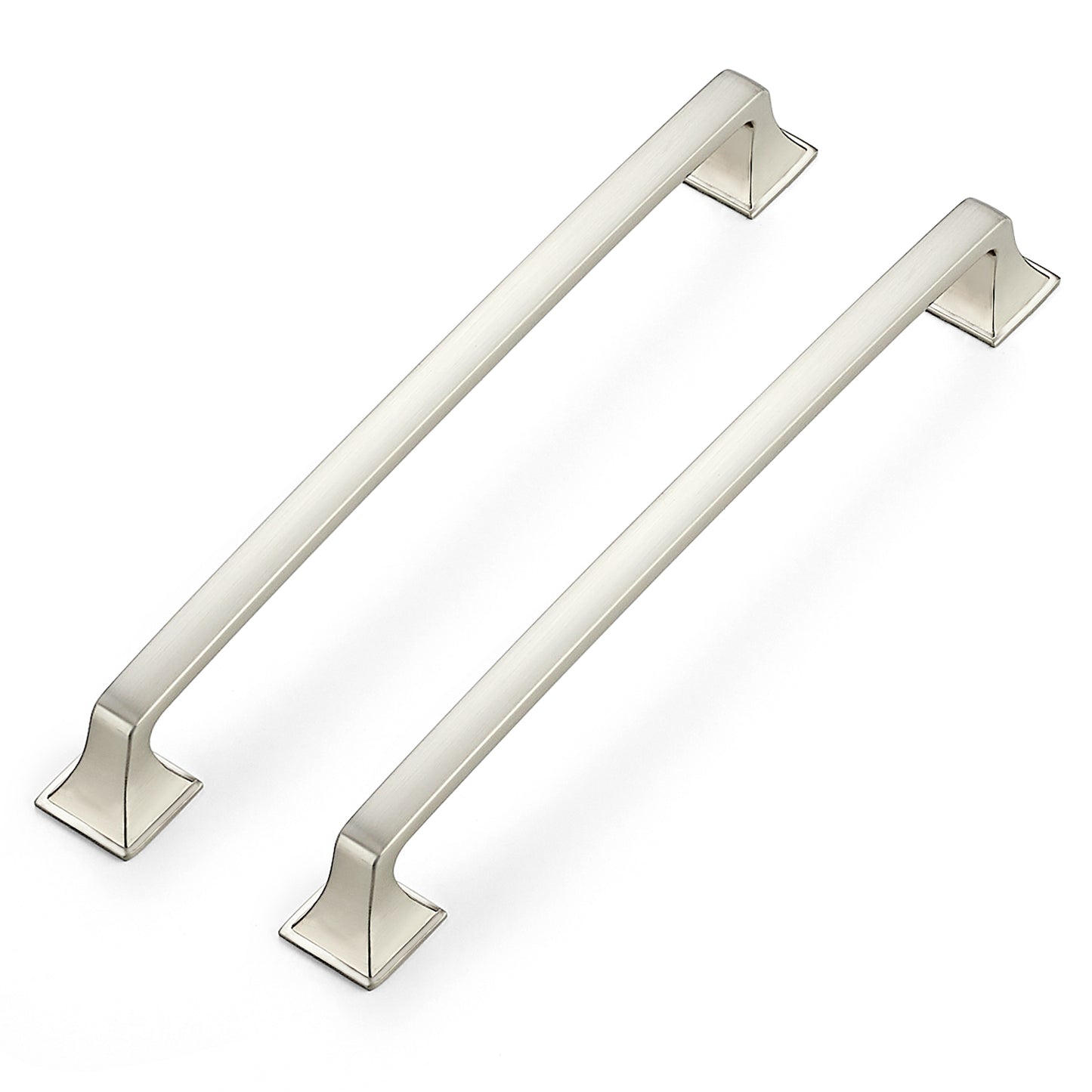 Ravinte Solid  Big Square Foot Cabinet Pulls  Arch Pull Kitchen Cabinet Handles Drawer Pulls Kitchen Cabinet Hardware Flat Cabinet Drawer Handles