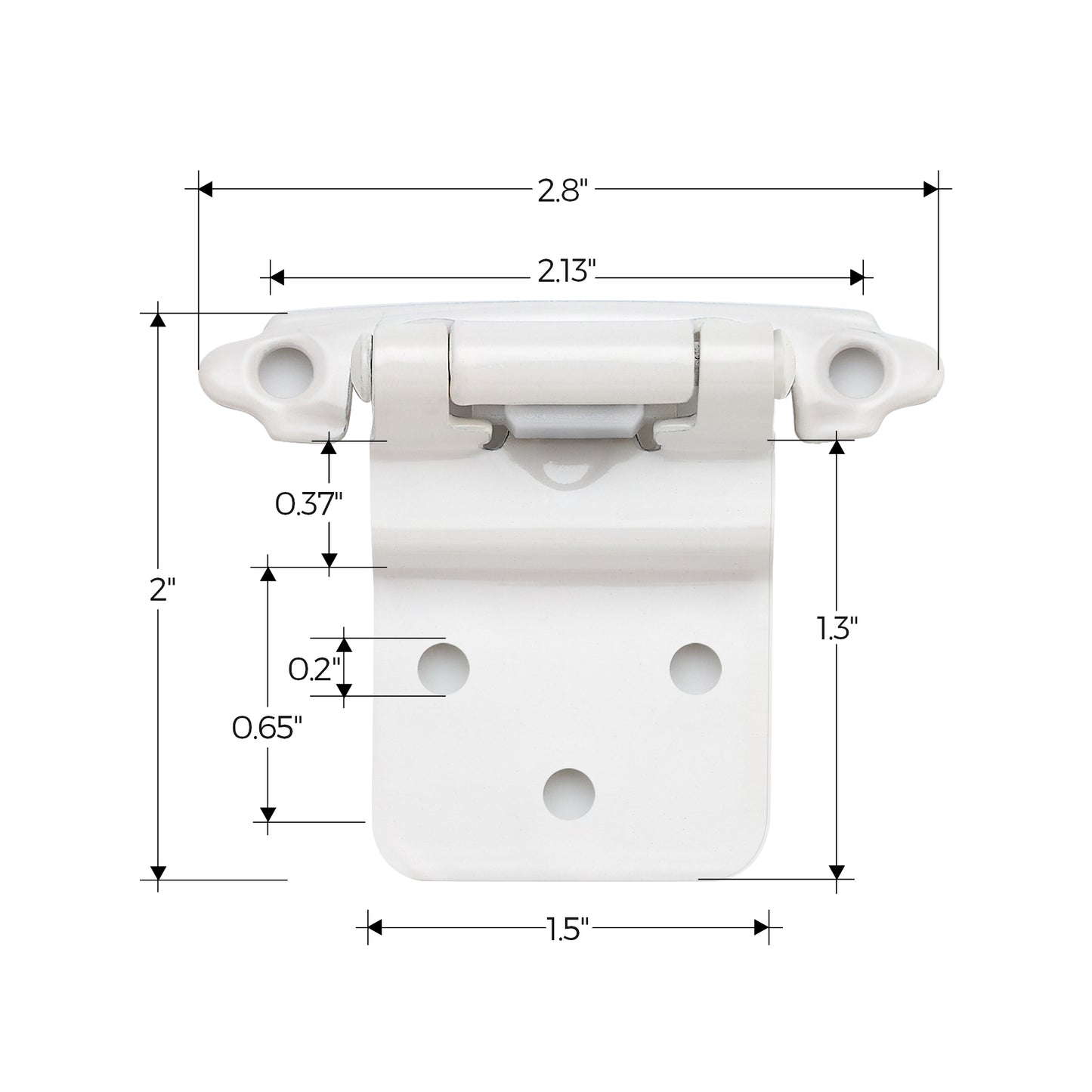 Ravinte  3/8 inch Inset Cabinet Hinges Kitchen Cabinet Hinges Self Closing Hinges for Kitchen/Bathroom/Furniture Cabinets & Doors,Decorative Cabinet Hardware