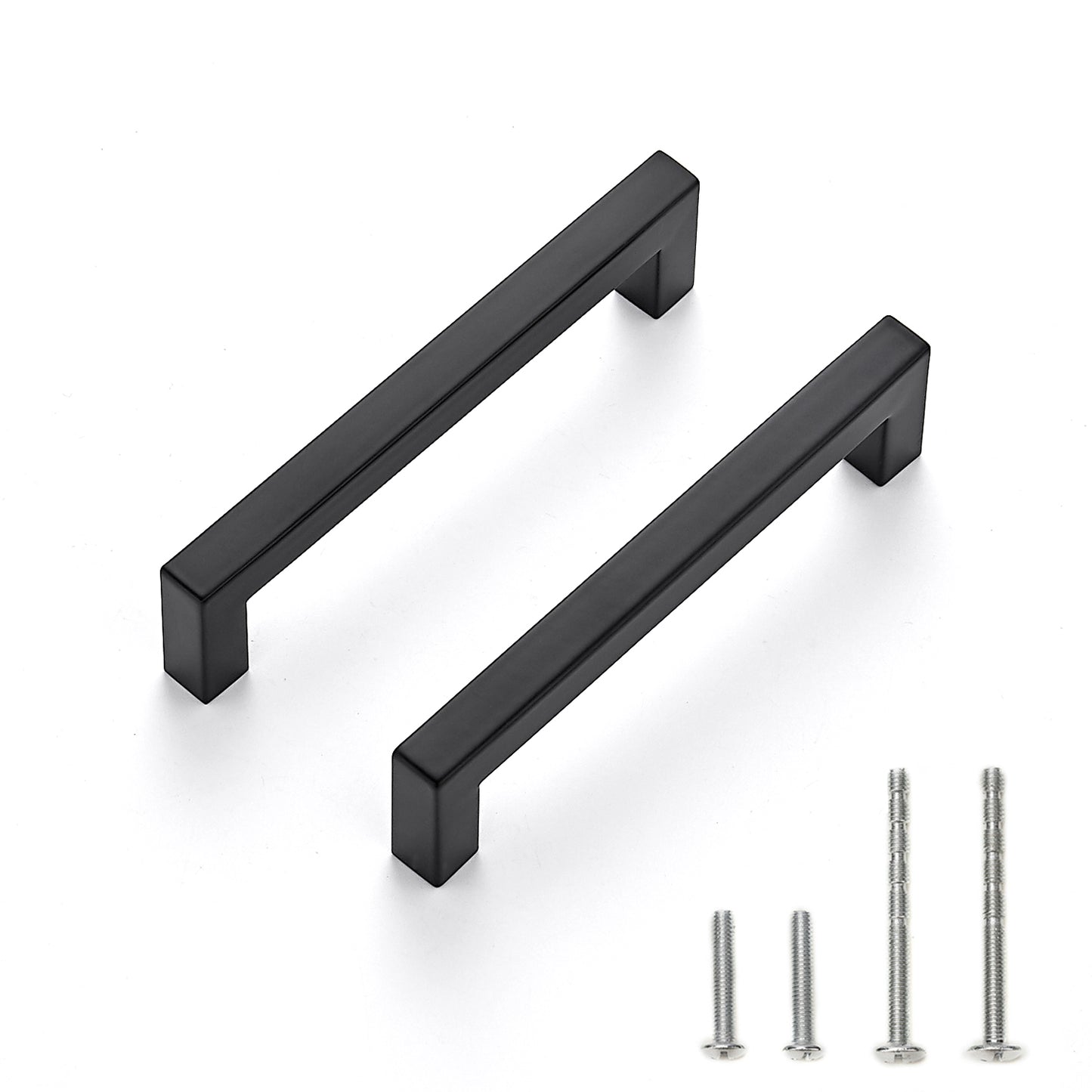 Ravinte 15 Pack 5 Inch Kitchen Square Cabinet Handles Matte Black Cabinet Pulls Black Drawer Pulls Kitchen Cabinet Hardware Kitchen Handles for Cabinets Cupboard Handles Drawer Handles