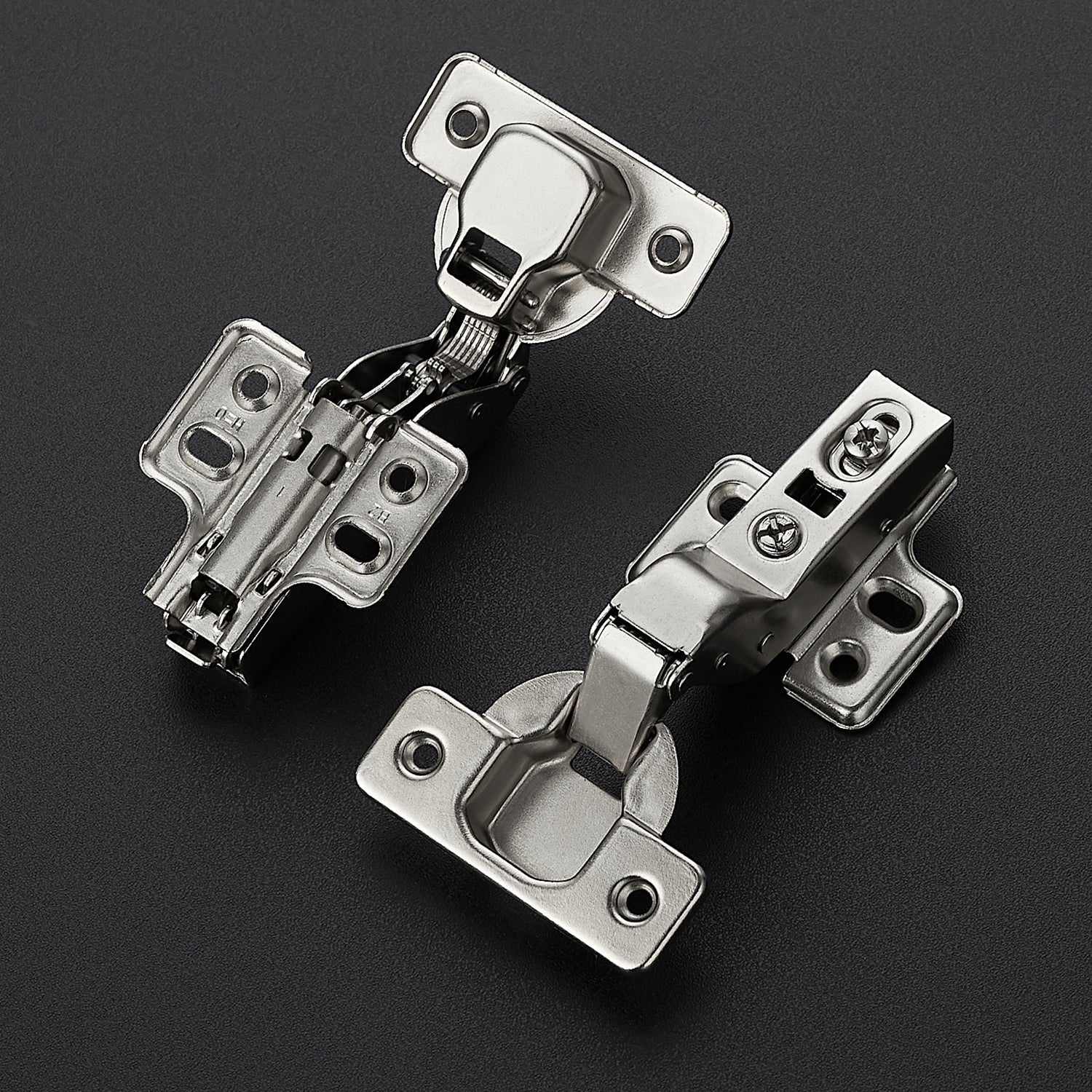 Hydraulic Adjustable Kitchen Cabinet Hinges Compatible with Lazy