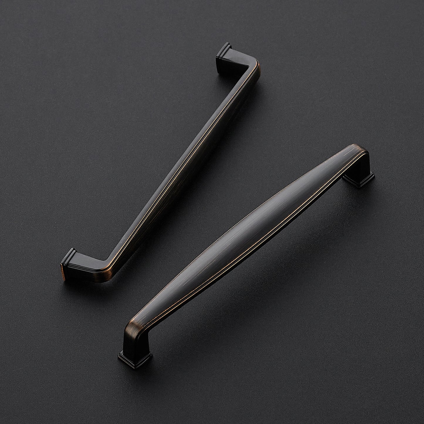 Ravinte Solid 6-1/4 Inch Kitchen Cabinet Handles Matte Black Cabinet Pulls Black Drawer Pulls Kitchen Cabinet Hardware Kitchen Handles for Cabinets Cupboard Handles Drawer Handles